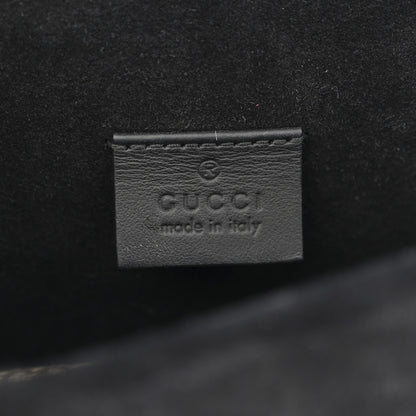 Gucci GG Supreme Monogram Suede Crystal Small Dionysus Shoulder Bag Beige Ebony Black 6 of 12