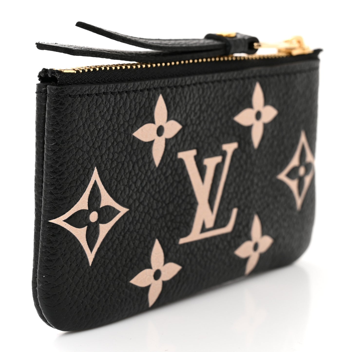 Empreinte Monogram Giant Key Pouch Black Beige