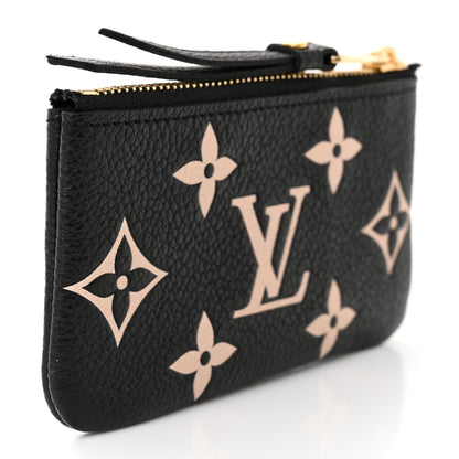 Louis Vuitton Empreinte Monogram Giant Key Pouch Black Beige 3 of 6