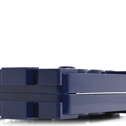 Chanel Plexiglass Boy Brick Lego Clutch Dark Blue 9 of 12
