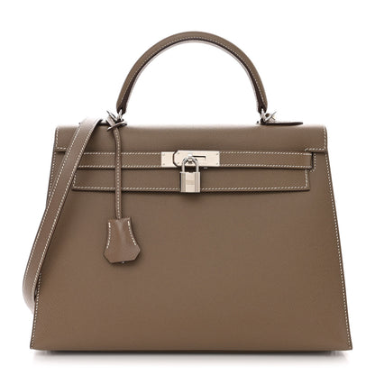 Hermes Epsom Kelly Sellier 32 Etoupe 1 of 10