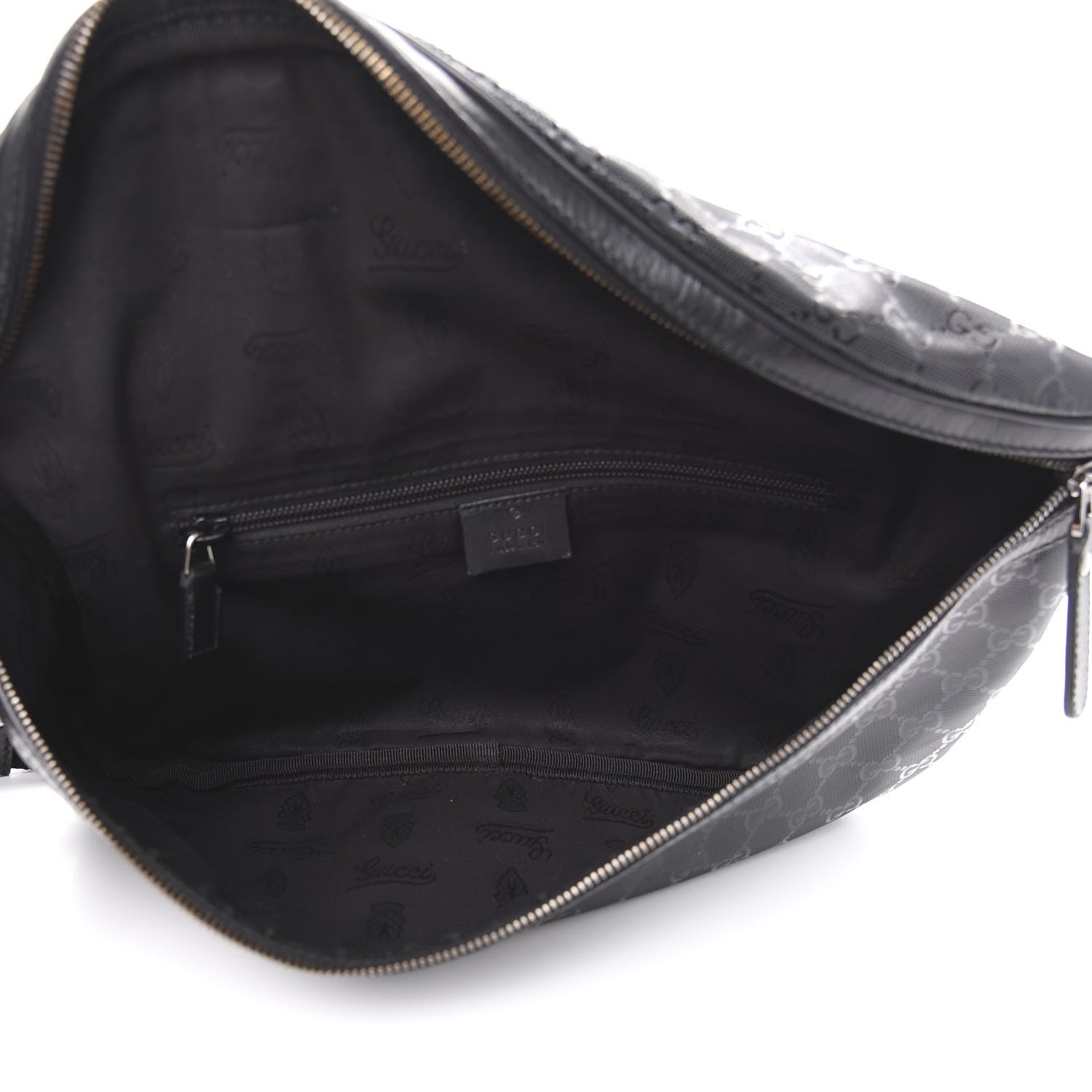Gucci Imprime Monogram Belt Bag Black 4 of 9