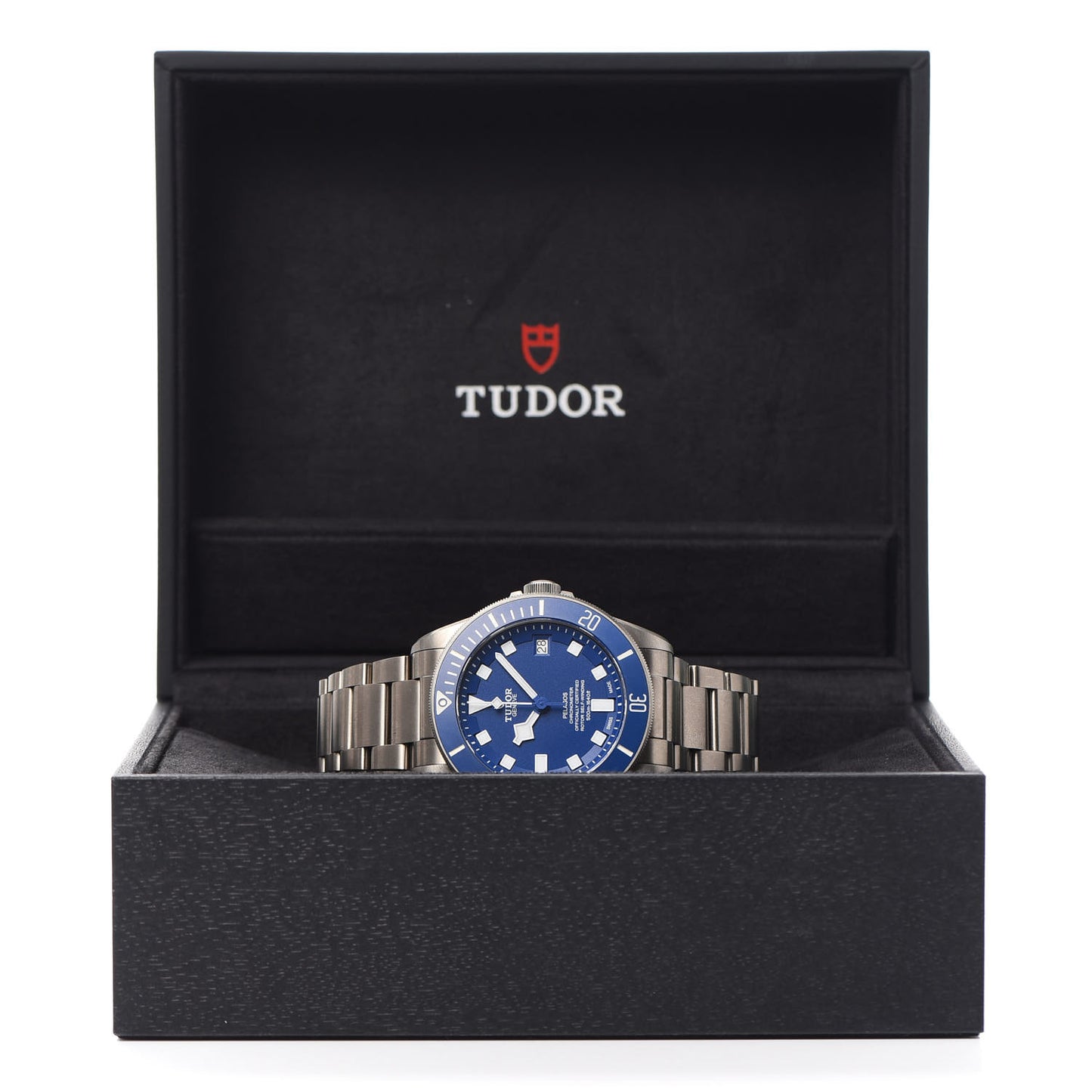 Titanium 42mm Pelagos Automatic Watch Blue 25600TB