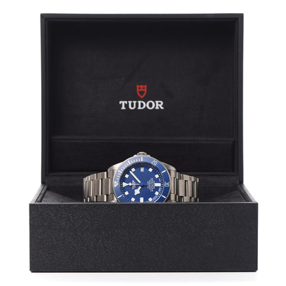 TUDOR Titanium 42mm Pelagos Automatic Watch Blue 25600TB 6 of 6