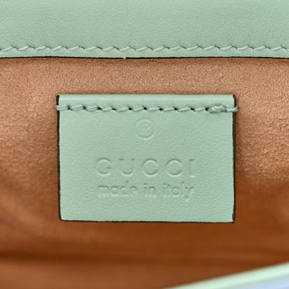 Gucci Calfskin Matelasse Diagonal Super Mini GG Marmont Shoulder Bag Multicolor Pastel 6 of 11