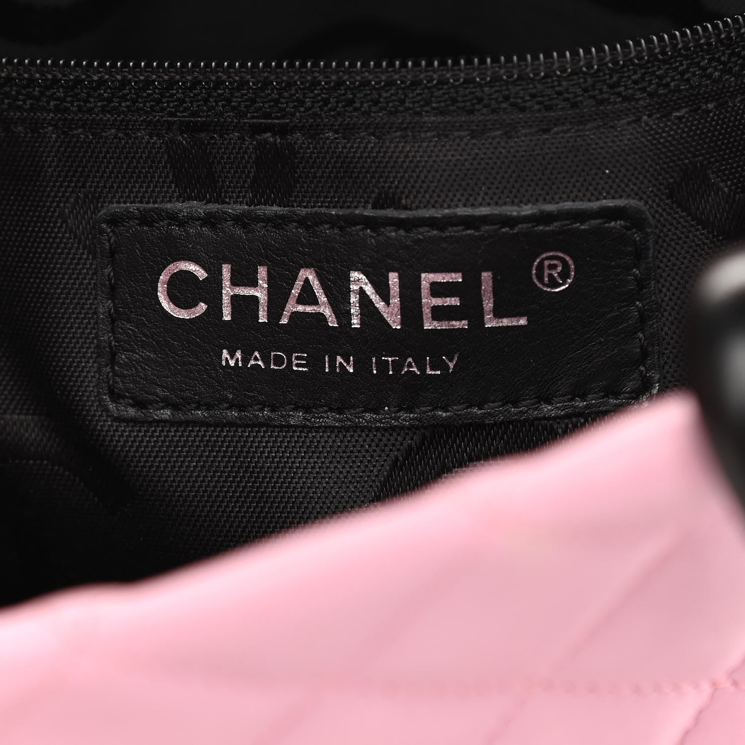 Chanel Calfskin Quilted Medium Cambon Tote Pink Black 6 of 14