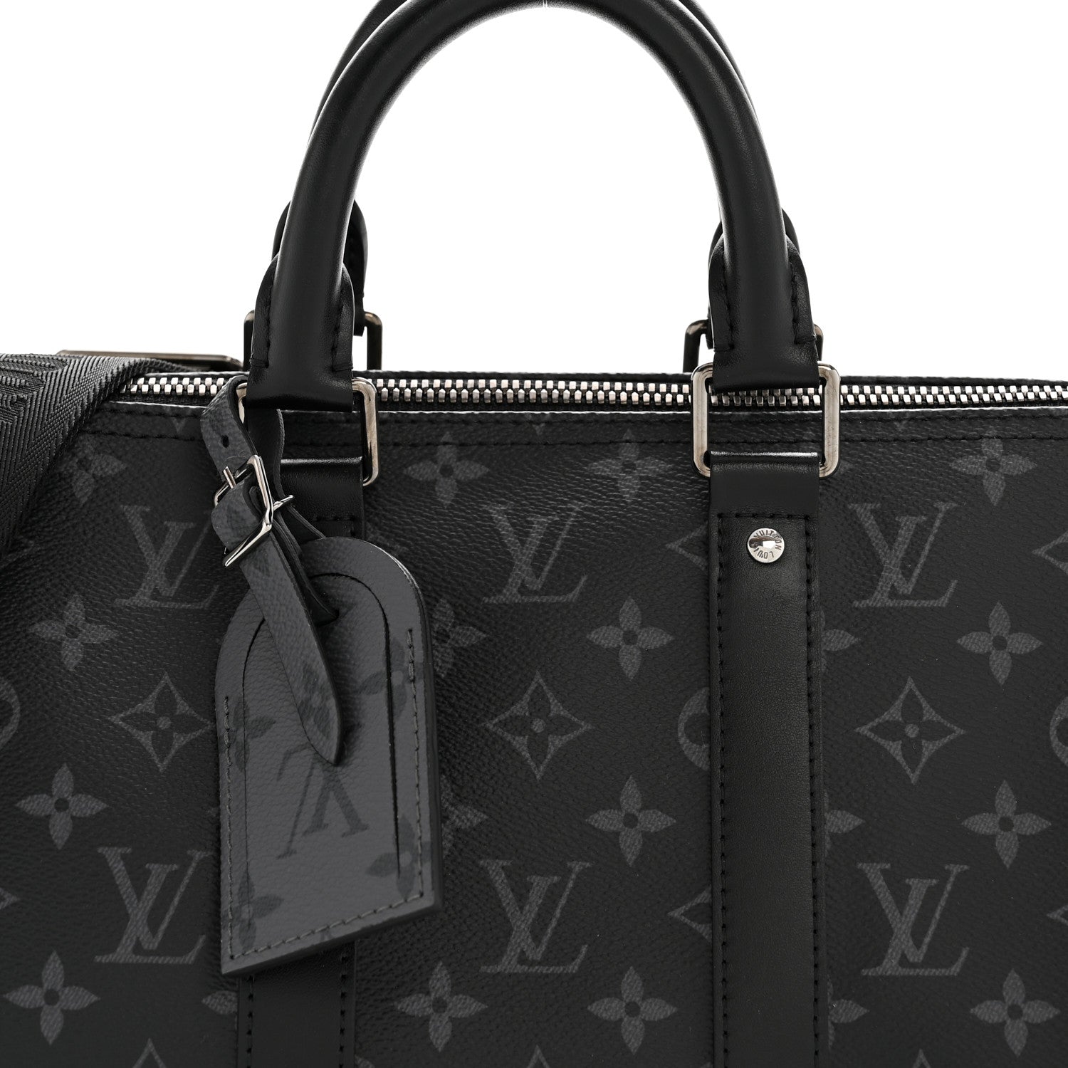 Louis Vuitton Monogram Eclipse Reverse Keepall Bandouliere 35 7 of 9