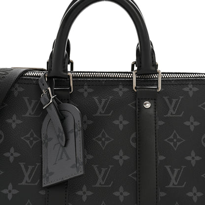 Louis Vuitton Monogram Eclipse Reverse Keepall Bandouliere 35 7 of 9