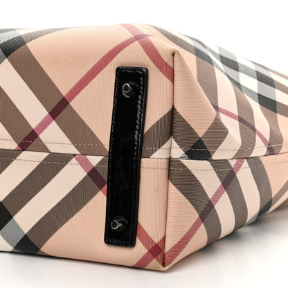 Burberry Supernova Check Large Nickie Tote Black 11 of 14