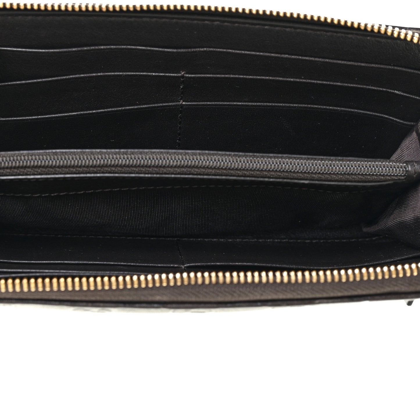 Guccissima Vitello Tender Donna Long Wallet Testa di Moro