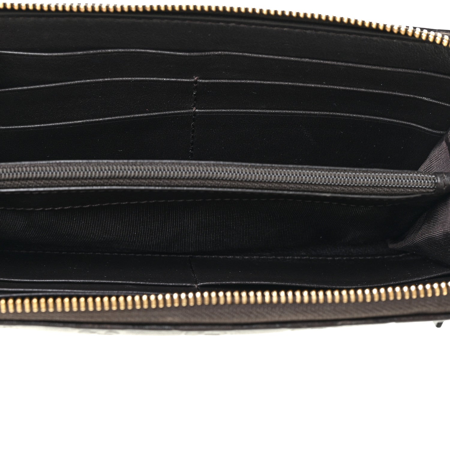 Gucci Guccissima Vitello Tender Donna Long Wallet Testa di Moro 6 of 17