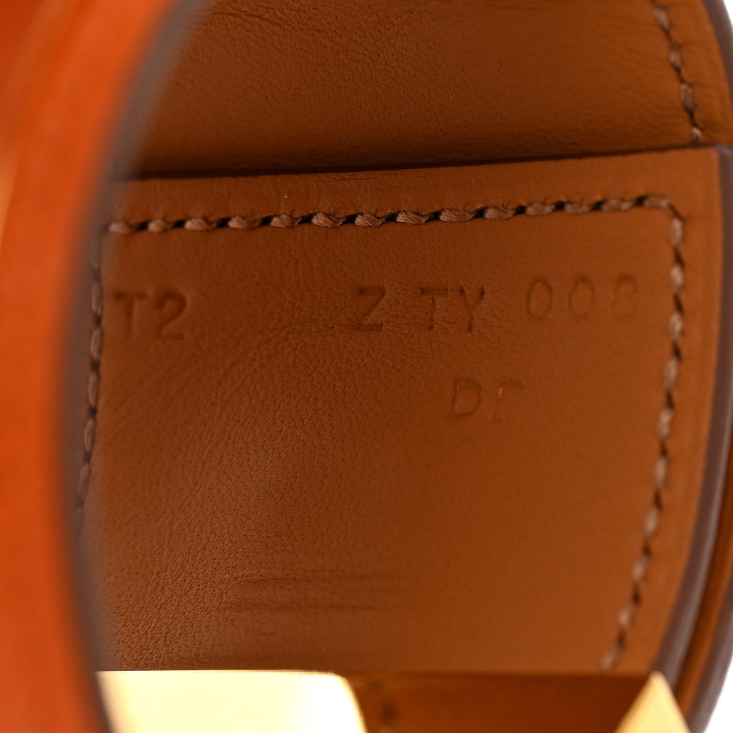 Epsom Collier De Chien CDC Bracelet T2 Orange