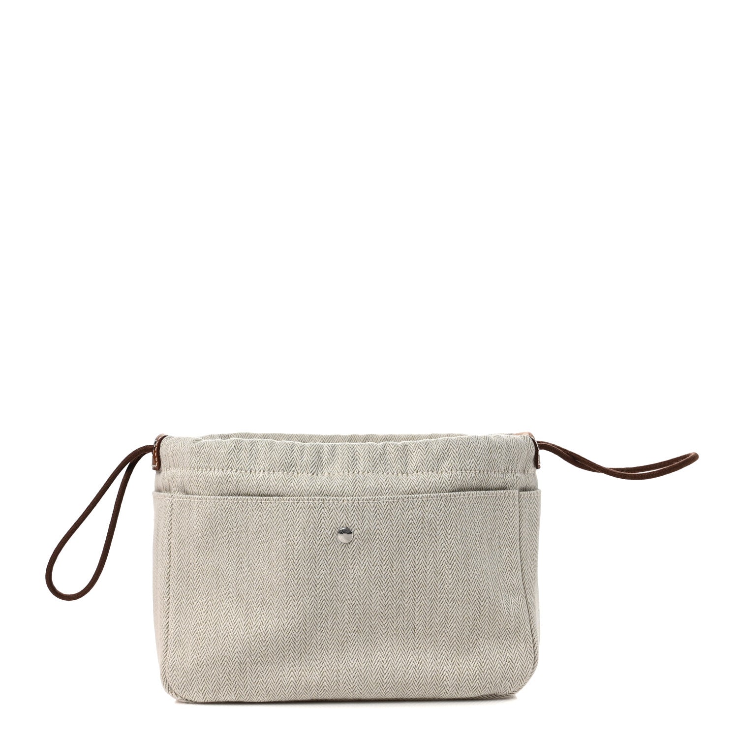 Hermes Canvas Barenia Fourbi 20 PM Pouch Naturel Fauve 1 of 6