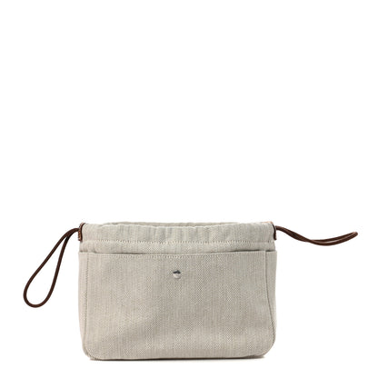 Hermes Canvas Barenia Fourbi 20 PM Pouch Naturel Fauve 1 of 6