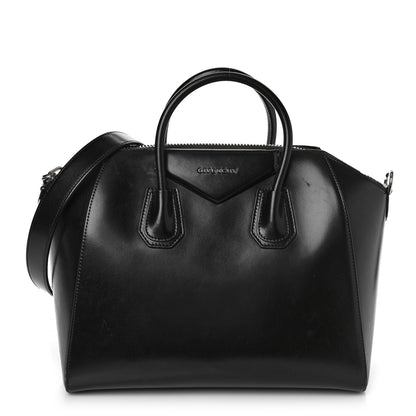 Givenchy Shiny Lord Calfskin Medium Antigona Black 1 of 11