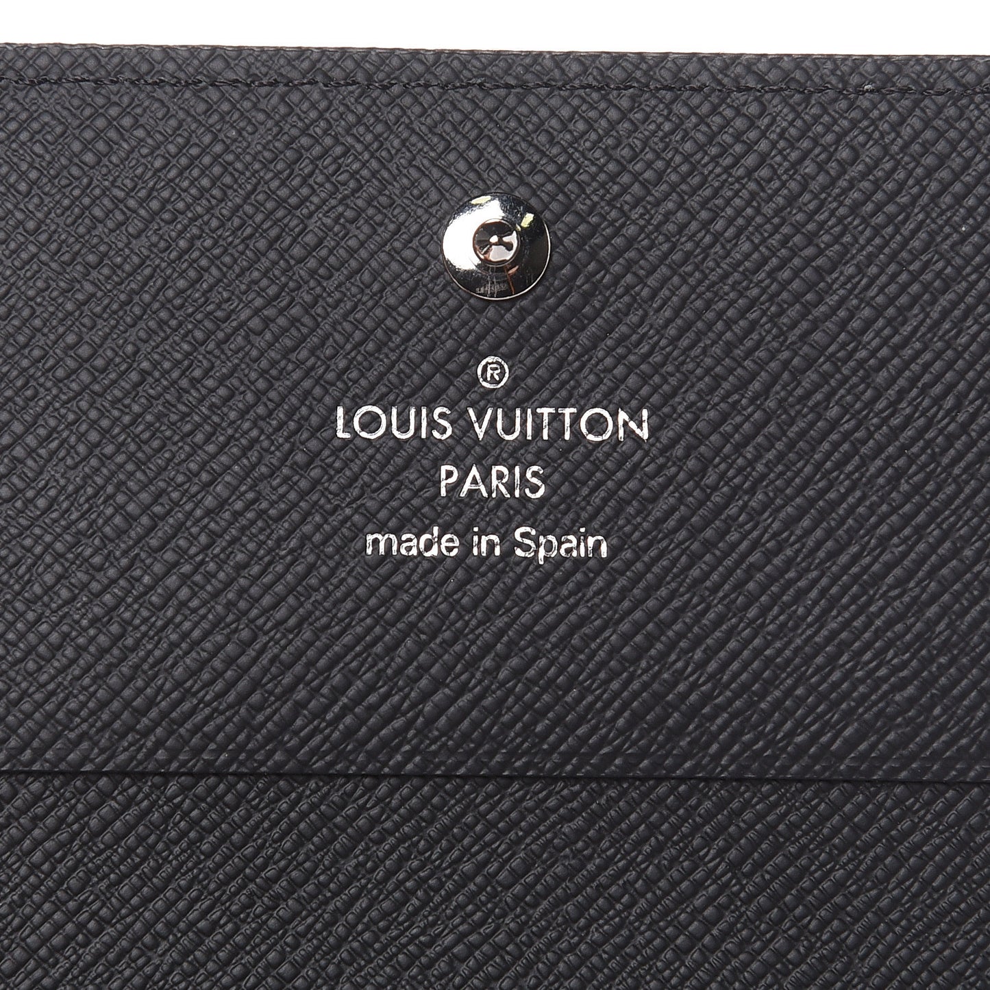 Damier Graphite Enveloppe Carte De Visite