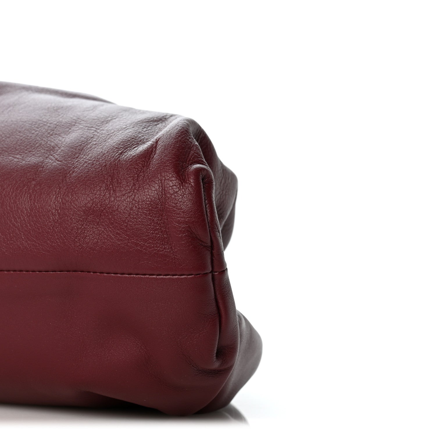 Bottega Veneta Smooth Butter Calf The Pouch Oversized Clutch Bordeaux 10 of 10