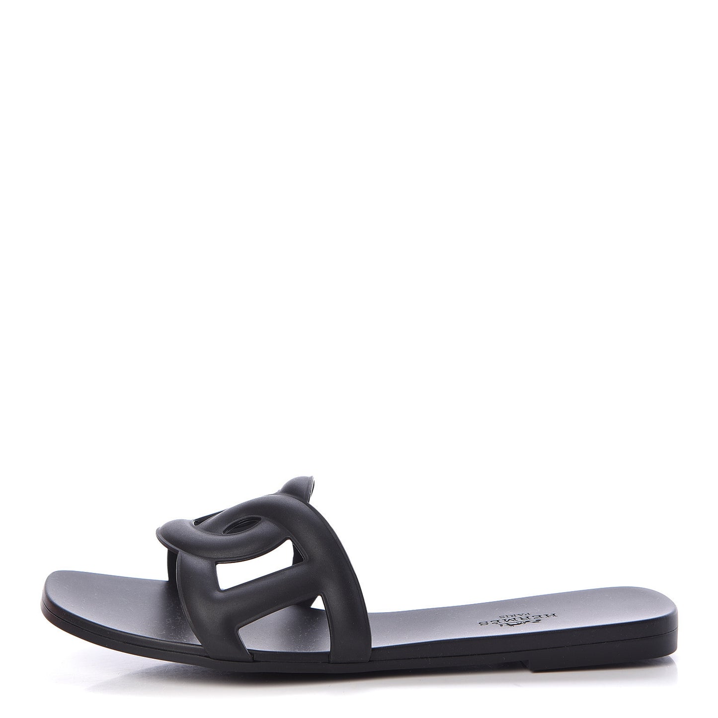 Rubber Aloha Sandals 37 Black