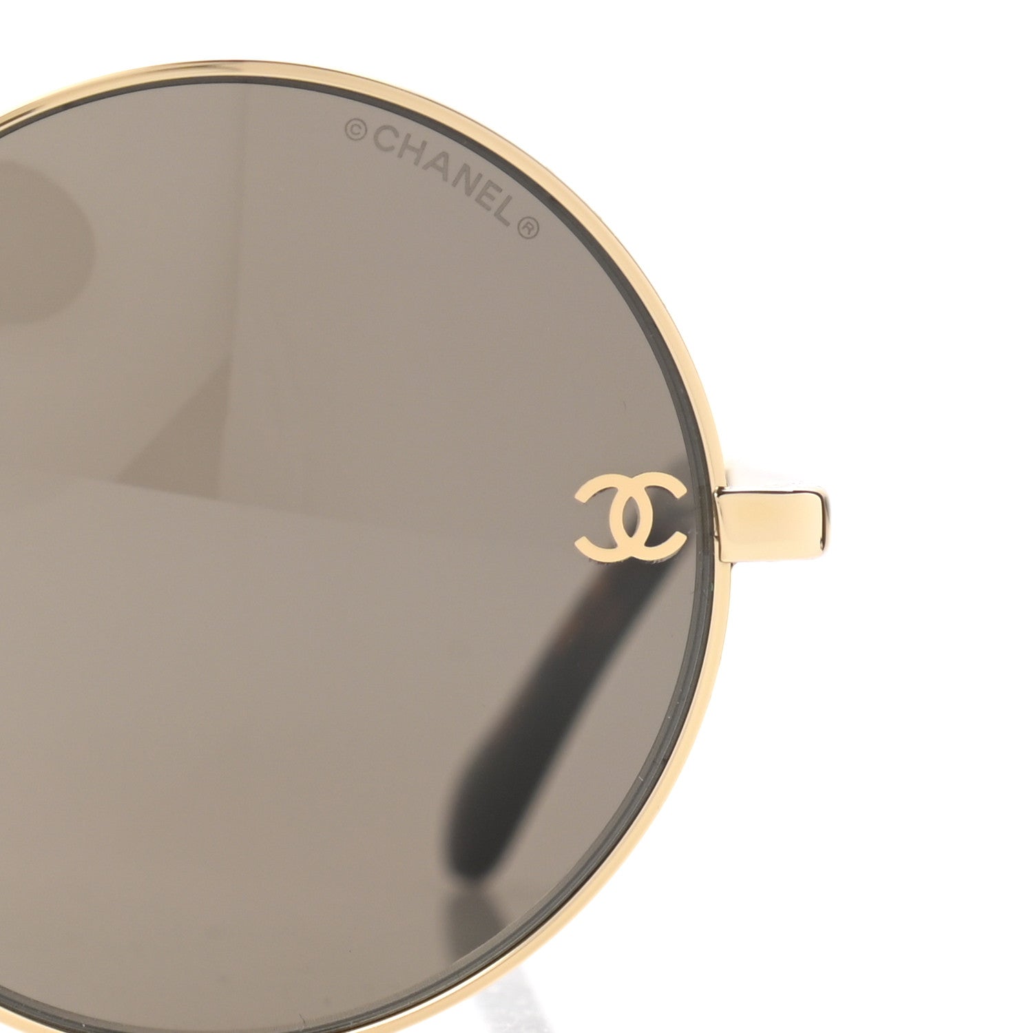 Chanel Round Sunglasses 4268 Gold 5 of 8