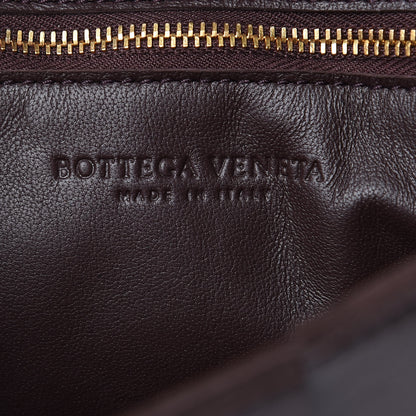 Bottega Veneta Lambskin Maxi Intrecciato Cassette Crossbody Bag Oxblod 6 of 9
