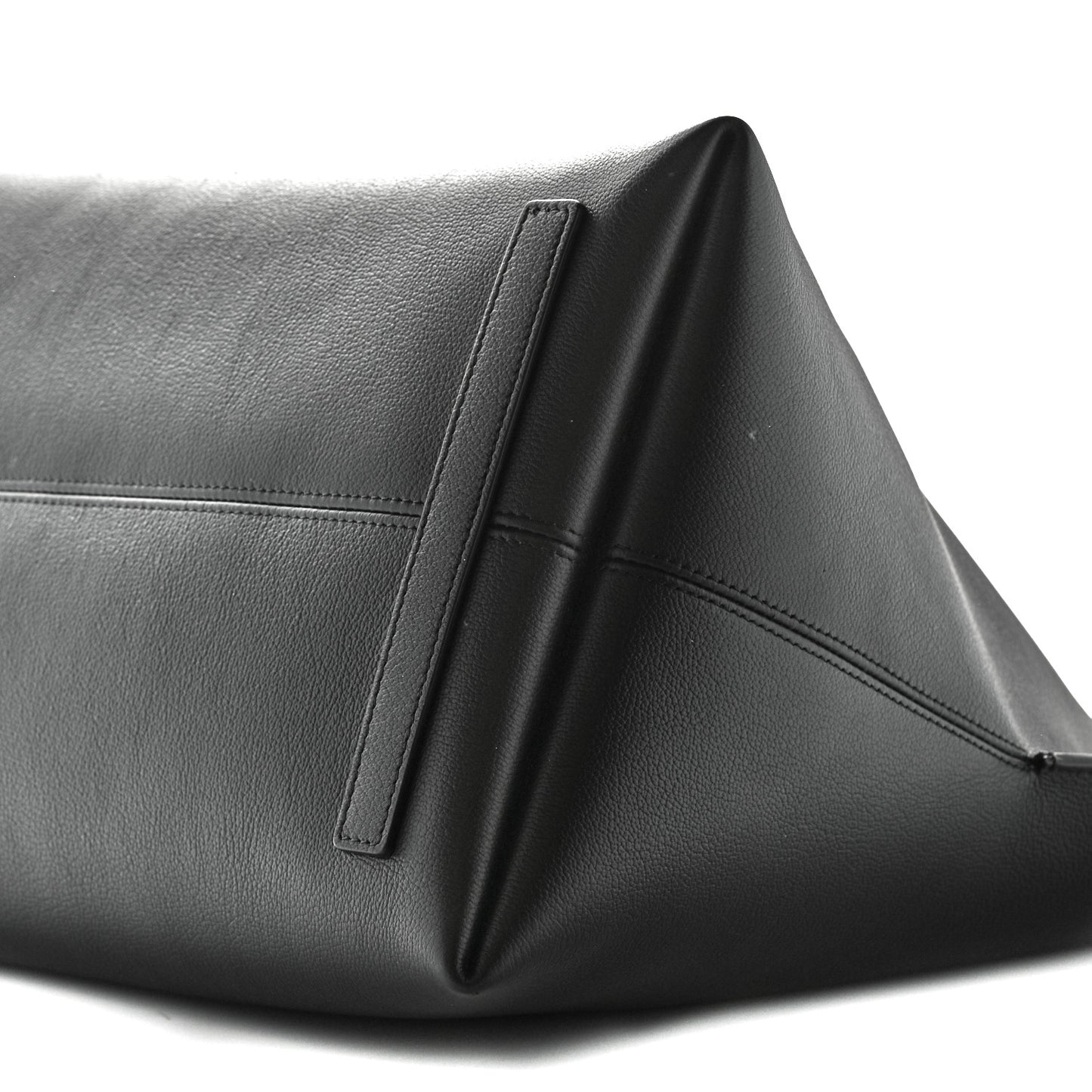 Calfskin Large Society Tote Black
