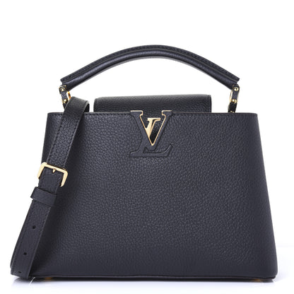 Louis Vuitton Taurillon Capucines BB Black 1 of 12