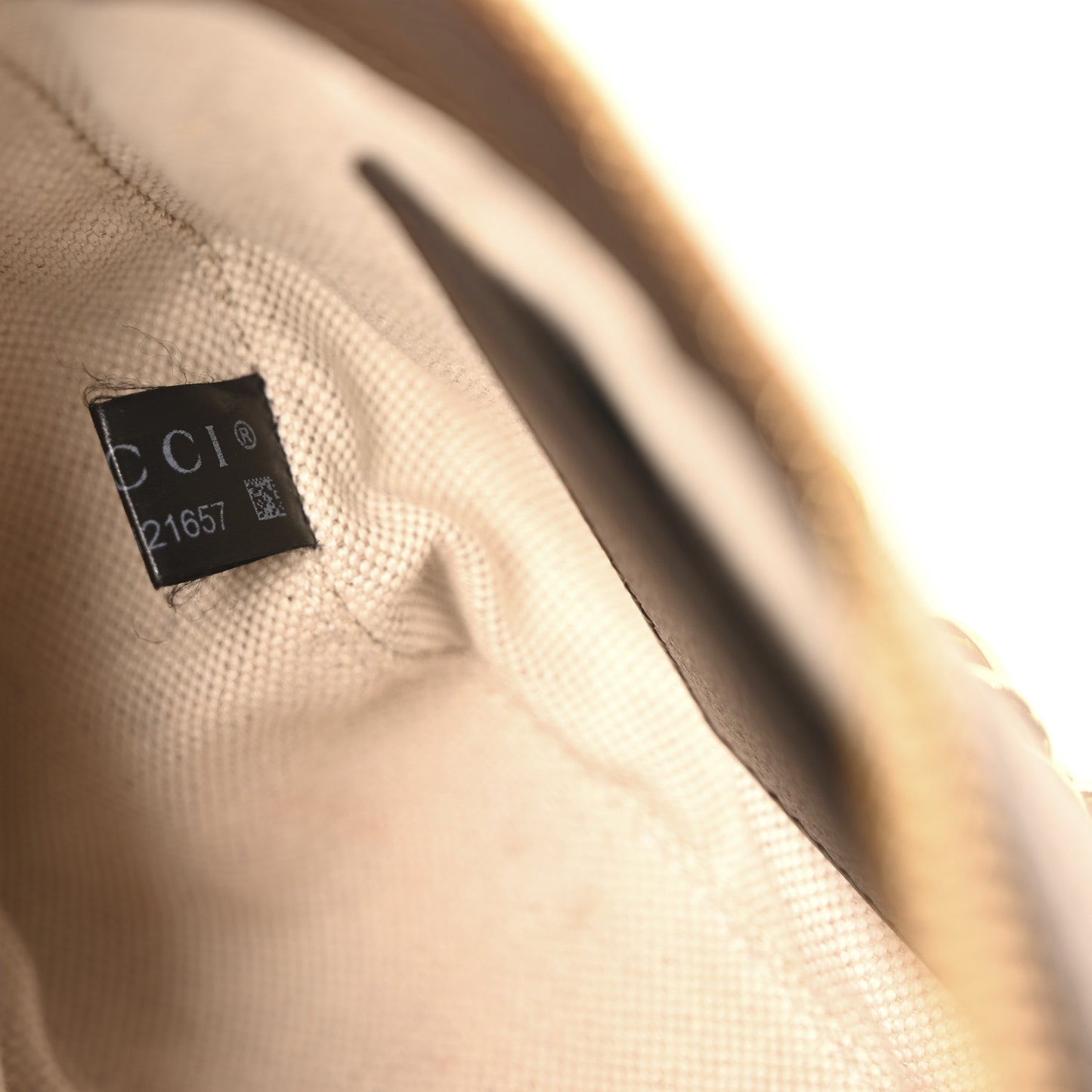 GG Supreme Monogram Textured Dollar Calfskin Web Small Ophidia GG Handbag Beige Ebony New Acero