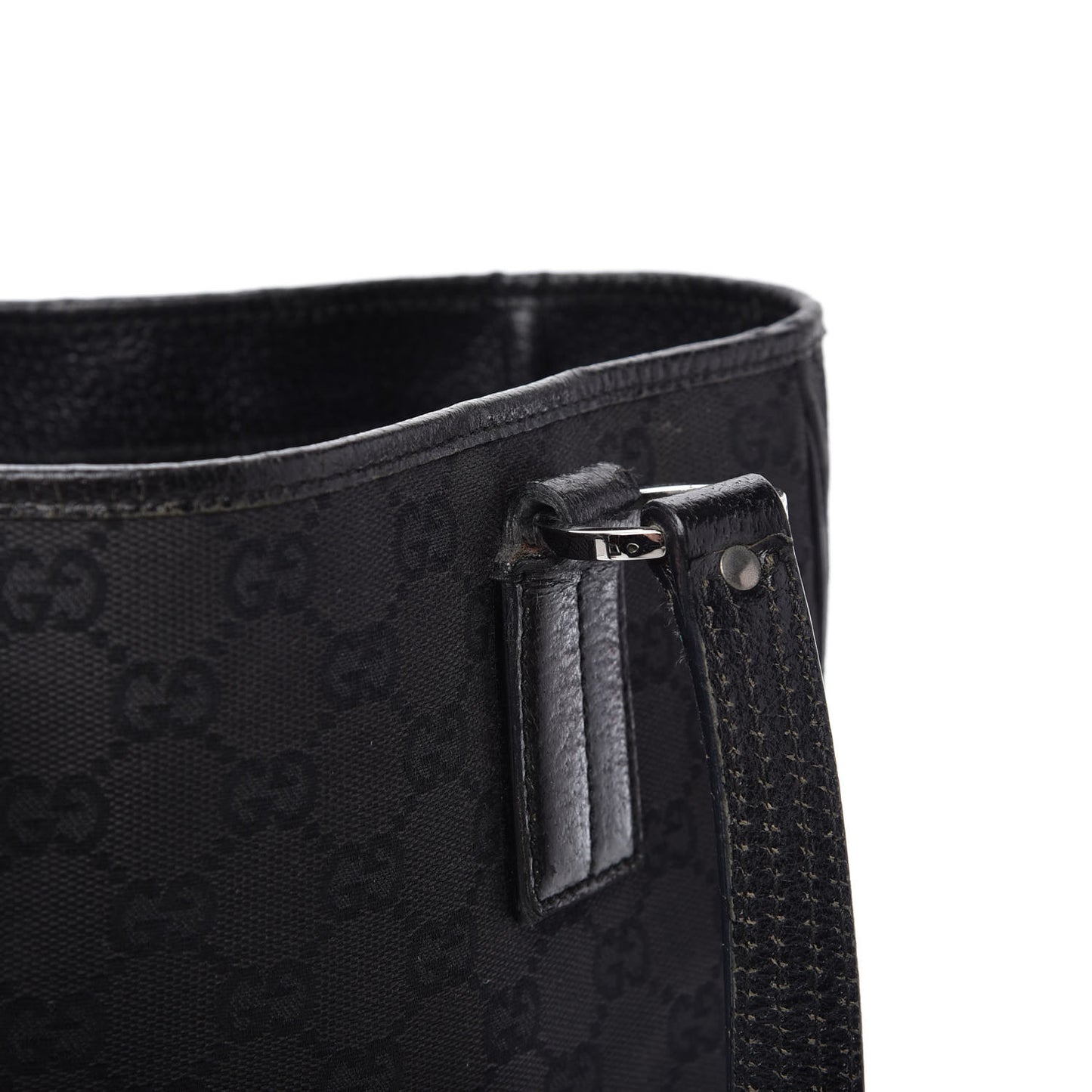 Monogram Medium Tote Black