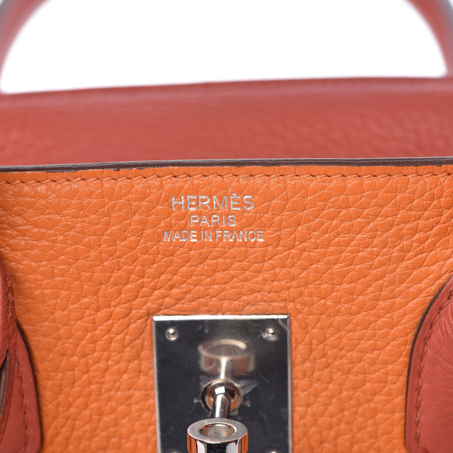 Taurillon Clemence Arlequin Birkin 35 Orange Sanguine Gold Bleu Lin Bleu Hydra Etain