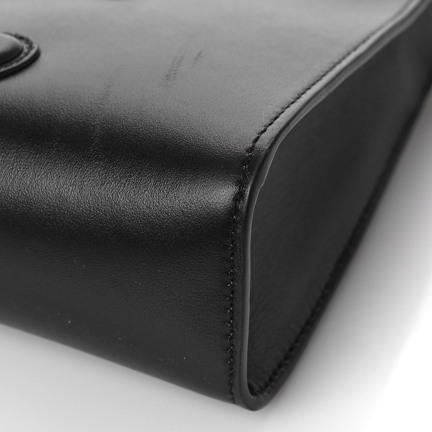 Smooth Calfskin Cuir Triomphe Shoulder Bag Black