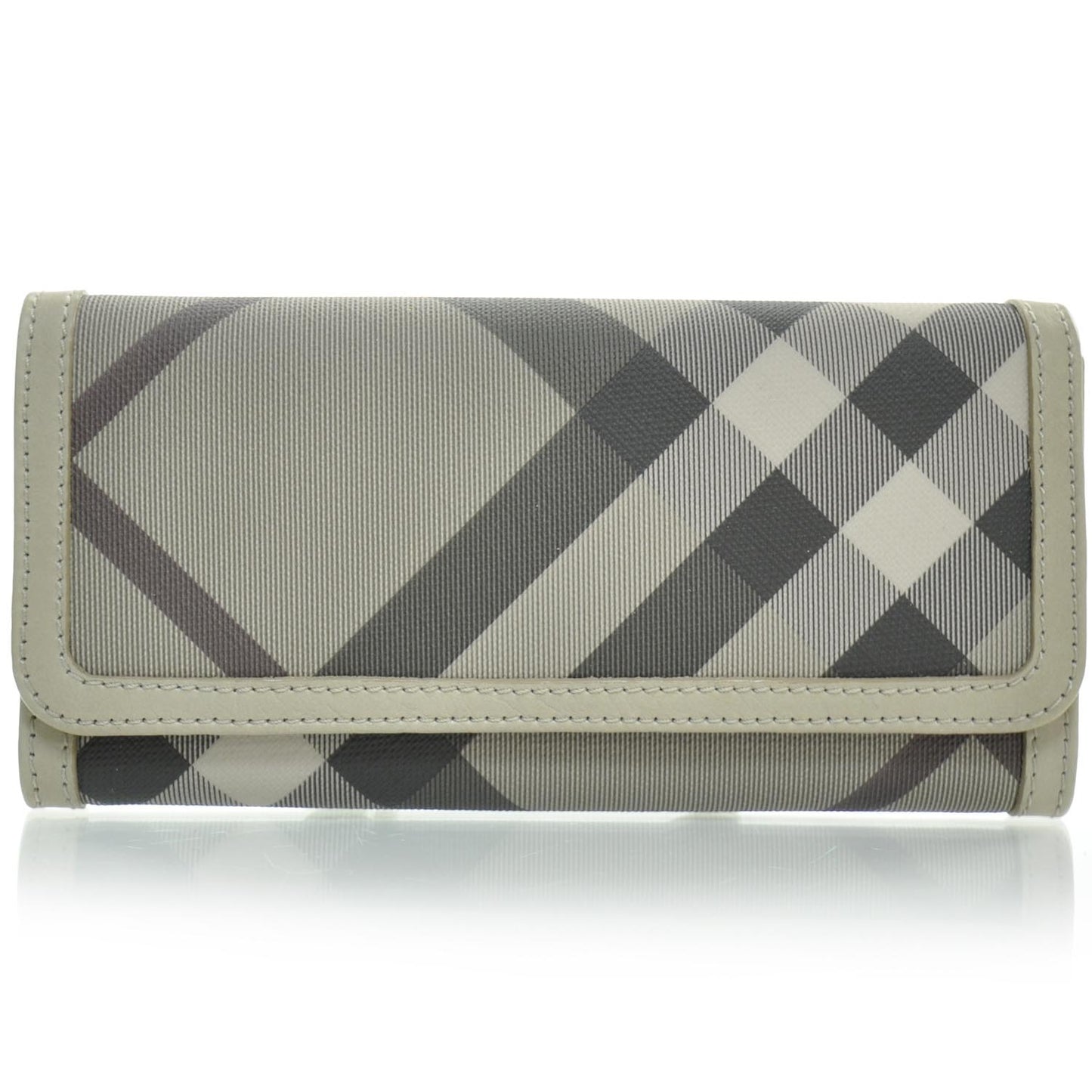 Smoked Check Continental Wallet