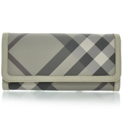 Burberry Smoked Check Continental Wallet 1 of 7