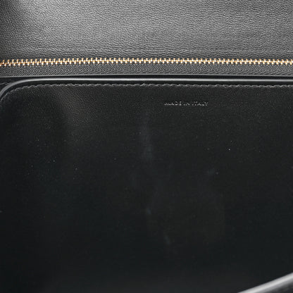 Celine Box Calfskin Medium Classic Box Flap Bag Black 12 of 13