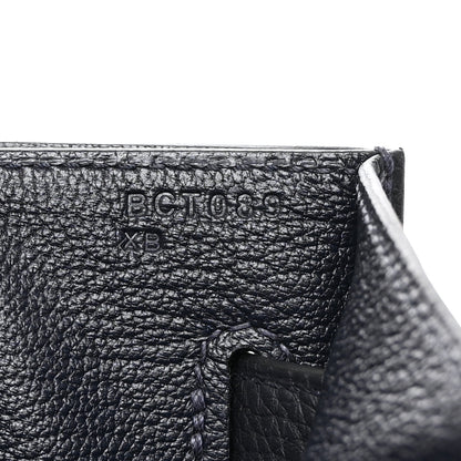 Hermes Togo Kelly Depeches 25 Pouch Bleu Nuit 7 of 7