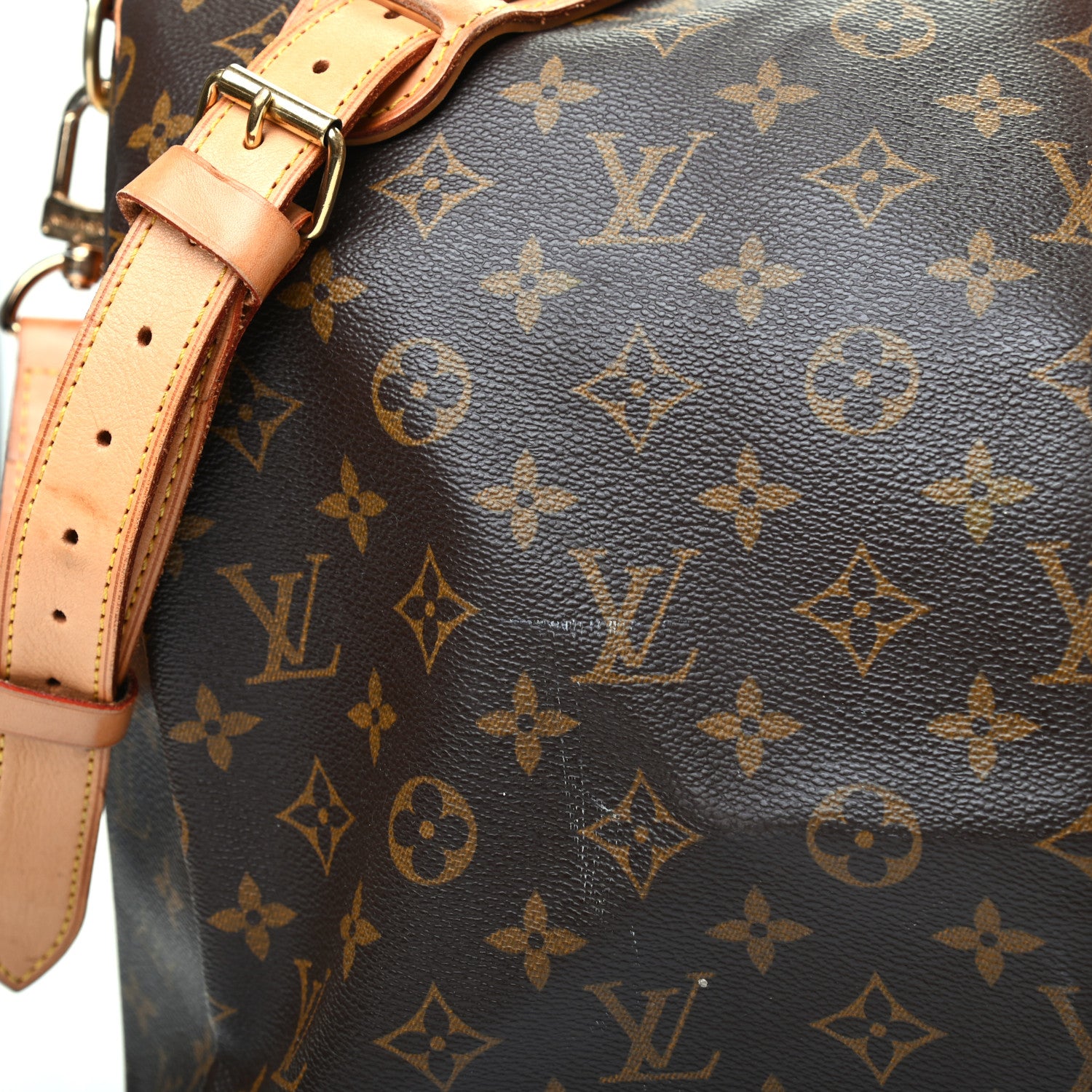 Louis Vuitton Monogram Keepall Bandouliere 55 9 of 12