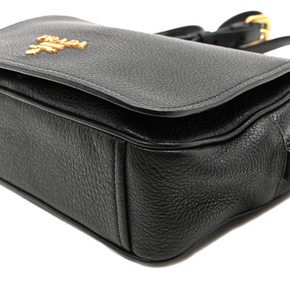Prada Vitello Phenix Crossbody Bag Black 10 of 10