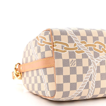 Louis Vuitton Damier Azur Nautical Speedy Bandouliere 25 9 of 11