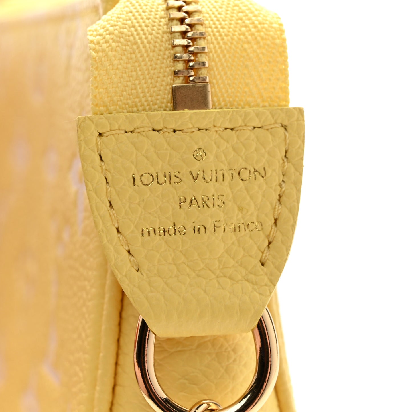 Empreinte Monogram Mini Pochette Accessories Lemon Curd Yellow