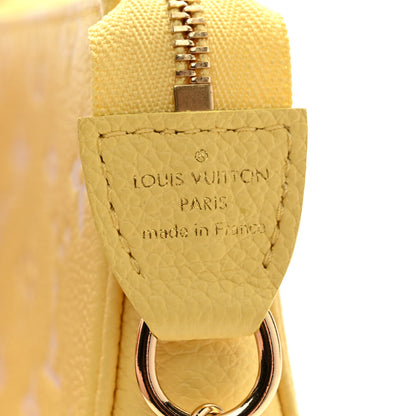 Louis Vuitton Empreinte Monogram Mini Pochette Accessories Lemon Curd Yellow 6 of 7
