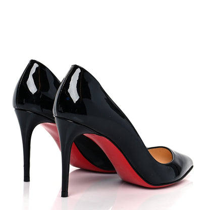 Christian Louboutin Patent Pigalle 85 Pumps 37 Black 4 of 9