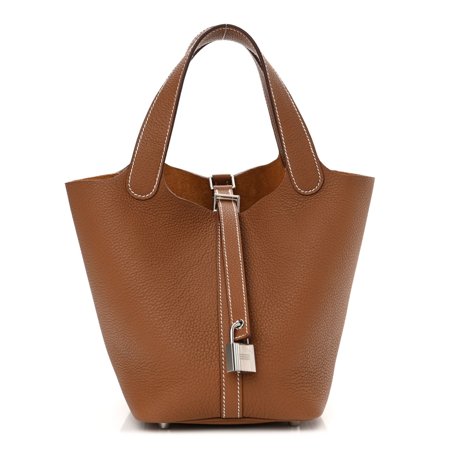 Hermes Taurillon Clemence Picotin Lock 18 PM Gold 1 of 11