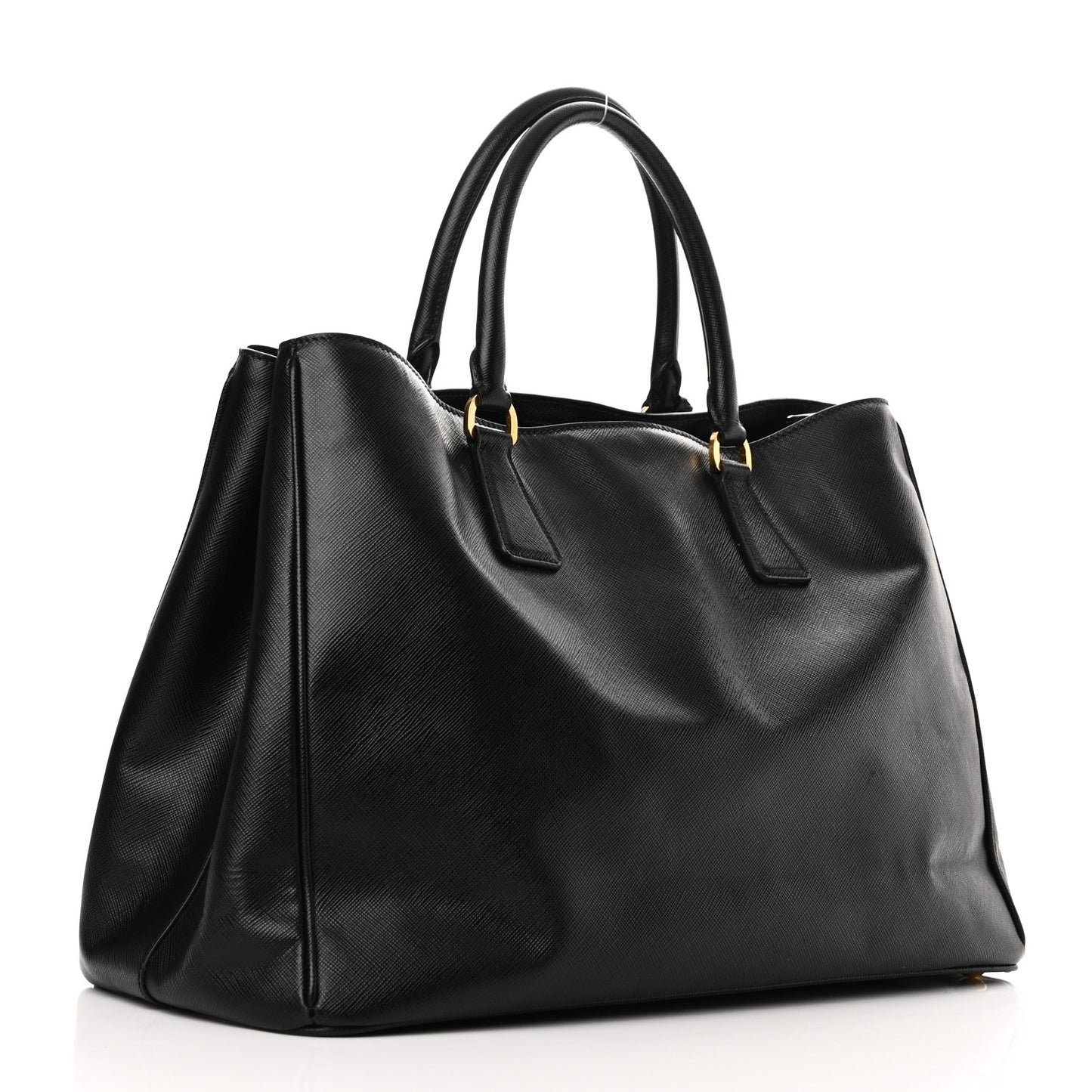 Saffiano Lux Large Tote Black