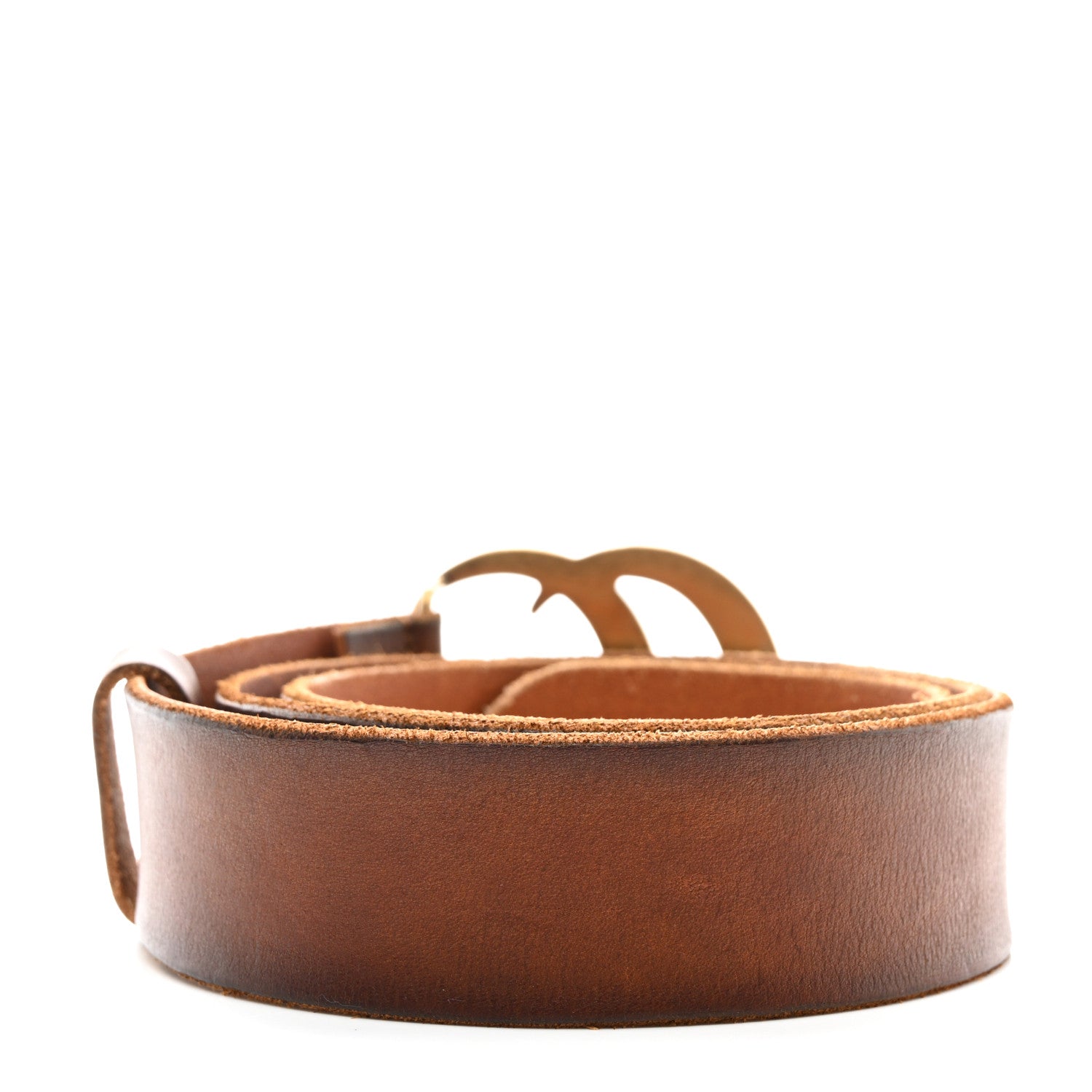 Gucci Faded Calfskin Double G 40mm Belt 95 38 Cuir 2 of 6