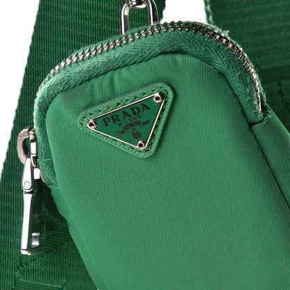 Prada Nylon Re-Edition 2005 Shoulder Bag Menta 5 of 9