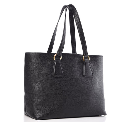 Prada Vitello Phenix Tote Black 3 of 9