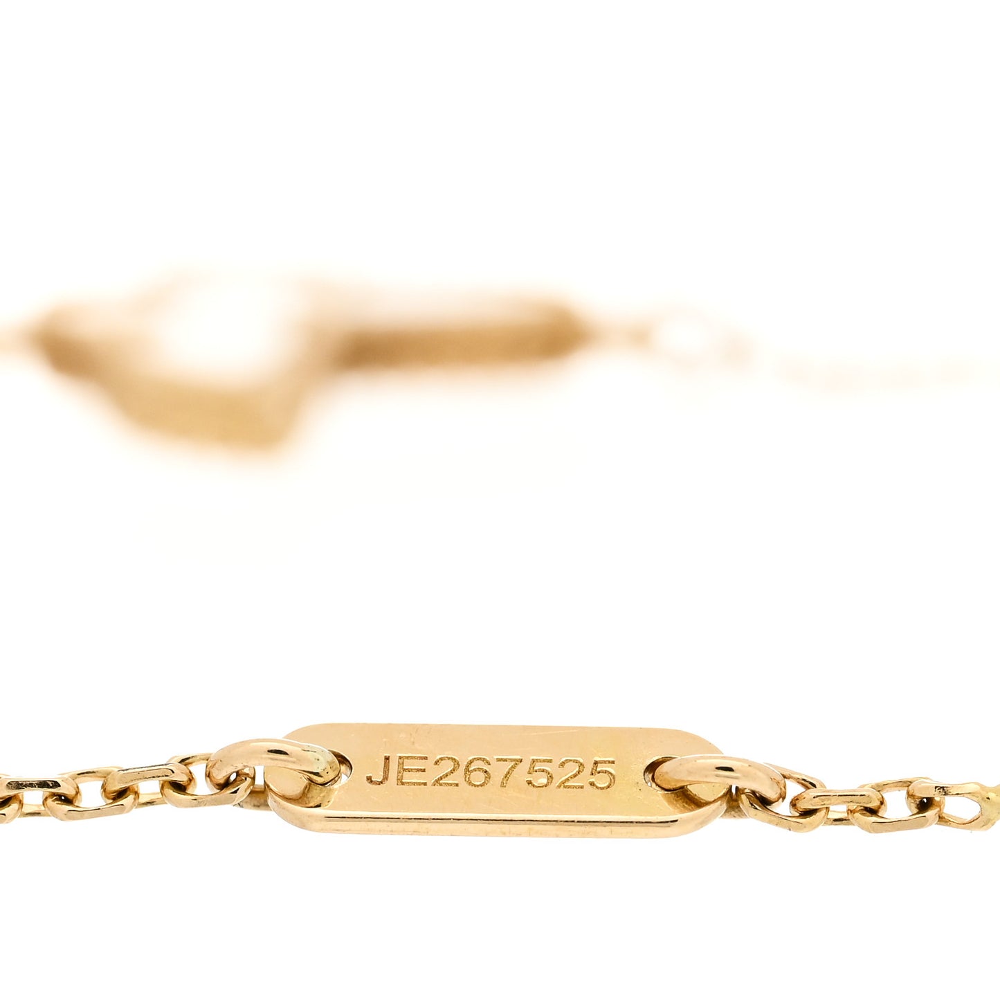 18K Yellow Gold Mother of Pearl Sweet Alhambra Butterfly Bracelet