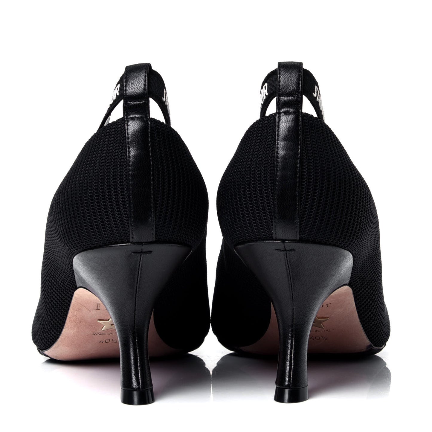 Fabric J'Adior Ribbon Pumps 40.5 Black