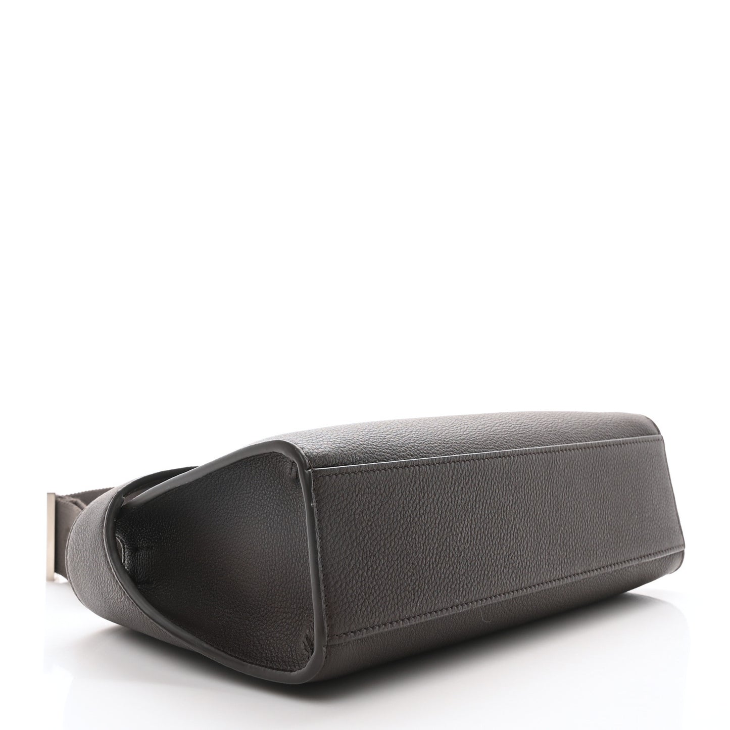 Calfskin Hug Messenger Bag Testa Di Moro
