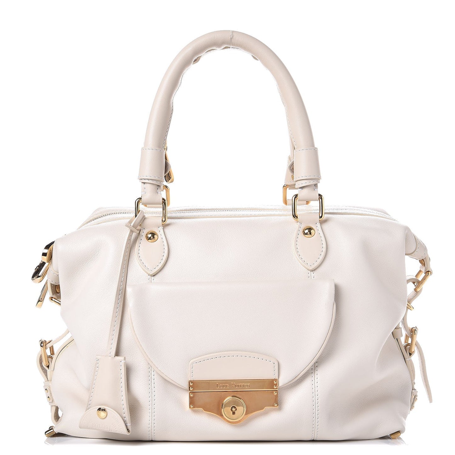 Calfskin Sac Louis White