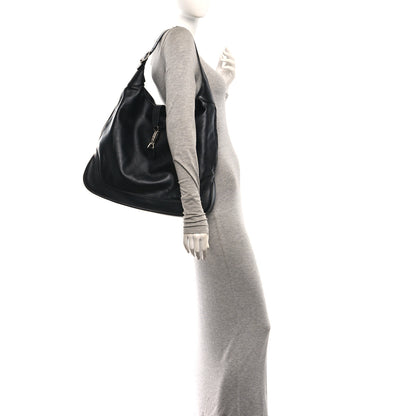 Gucci Calfskin Large Jackie 1961 Shoulder Bag Black 2 of 10